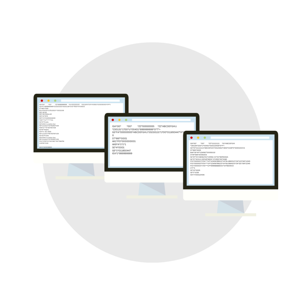 EDI-x12 transaction codes
